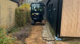 Minigraver i baghave